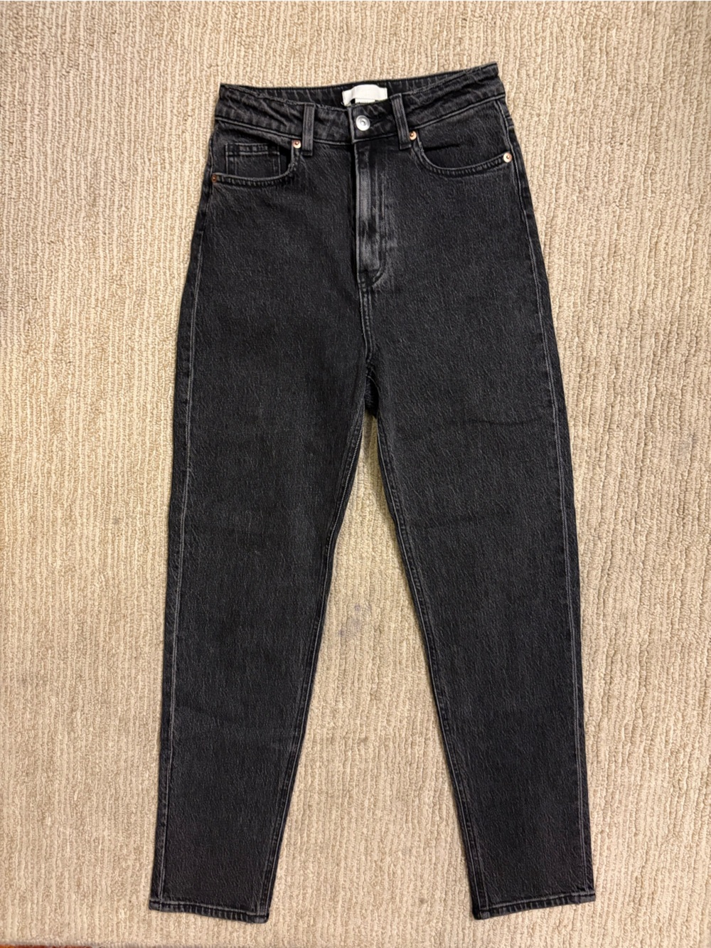 H&M Super High Rise Black Skinny Jeans